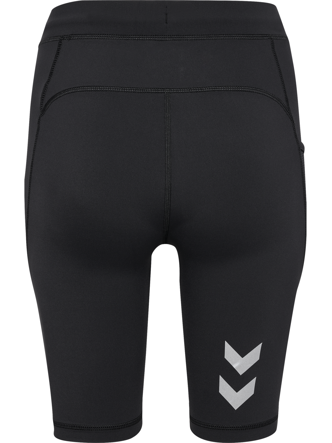 hmlRUN SHORT TIGHT WOMAN, BLACK, packshot