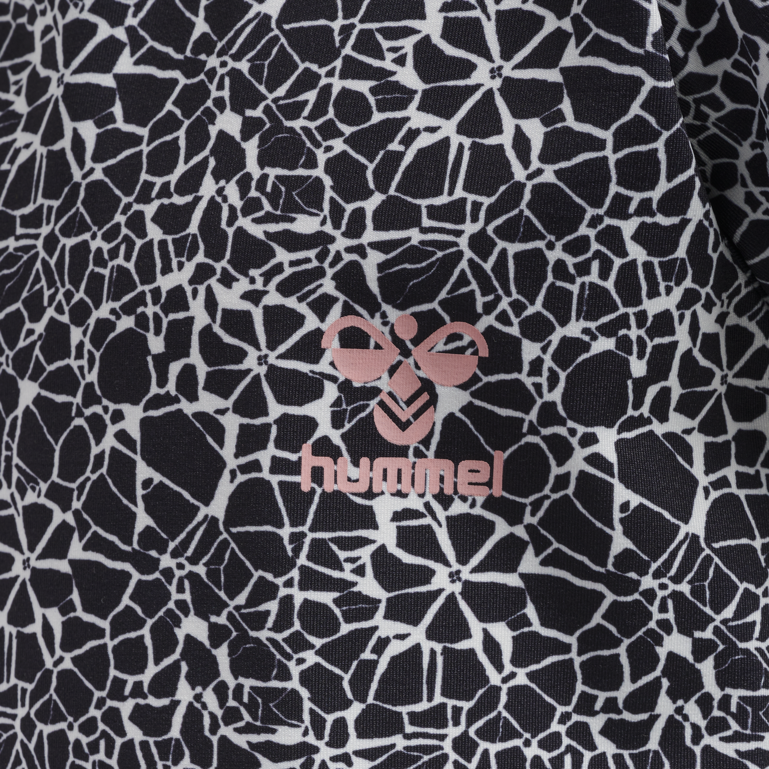 hmlNANNA T-SHIRT S/S, BLACK/WHITE, packshot