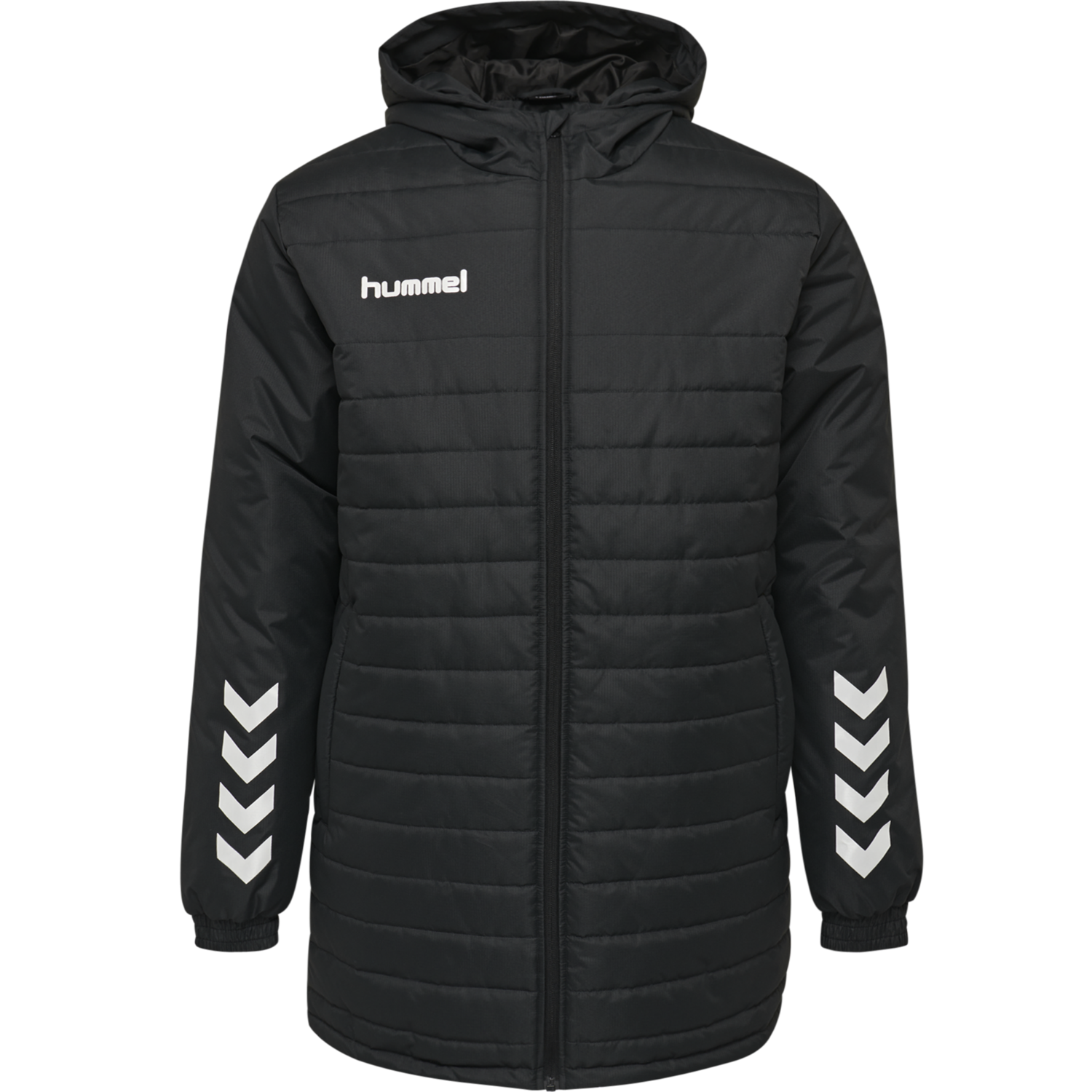 hmlPROMO KIDS BENCH JACKET, BLACK, packshot