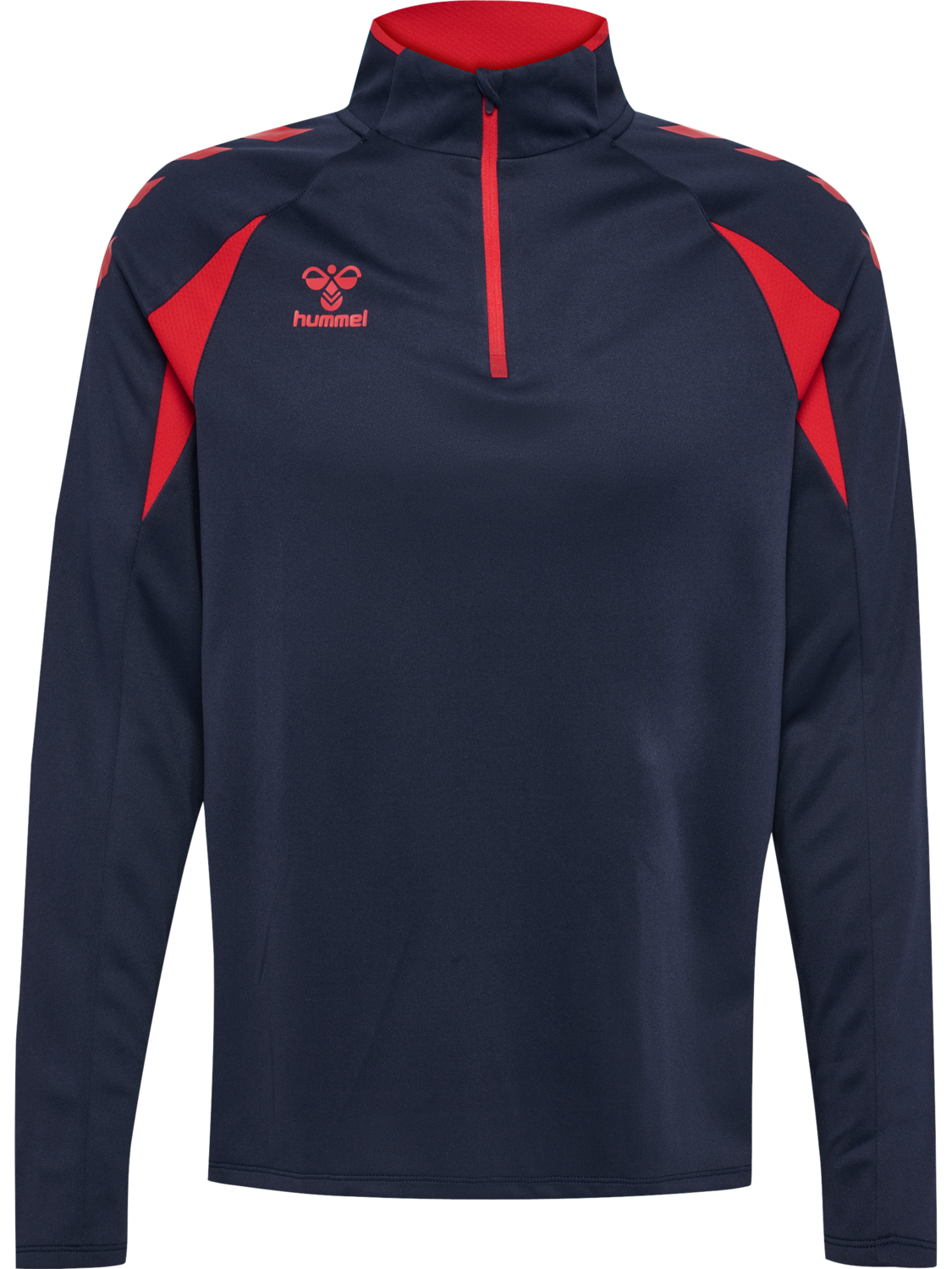 hmlCORE 2.0 HALF ZIP, MARINE/TRUE RED, packshot
