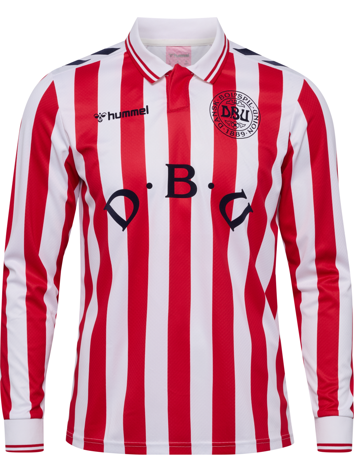 DBU 26 PRE GAME JERSEY L/S, TANGO RED/WHITE, packshot