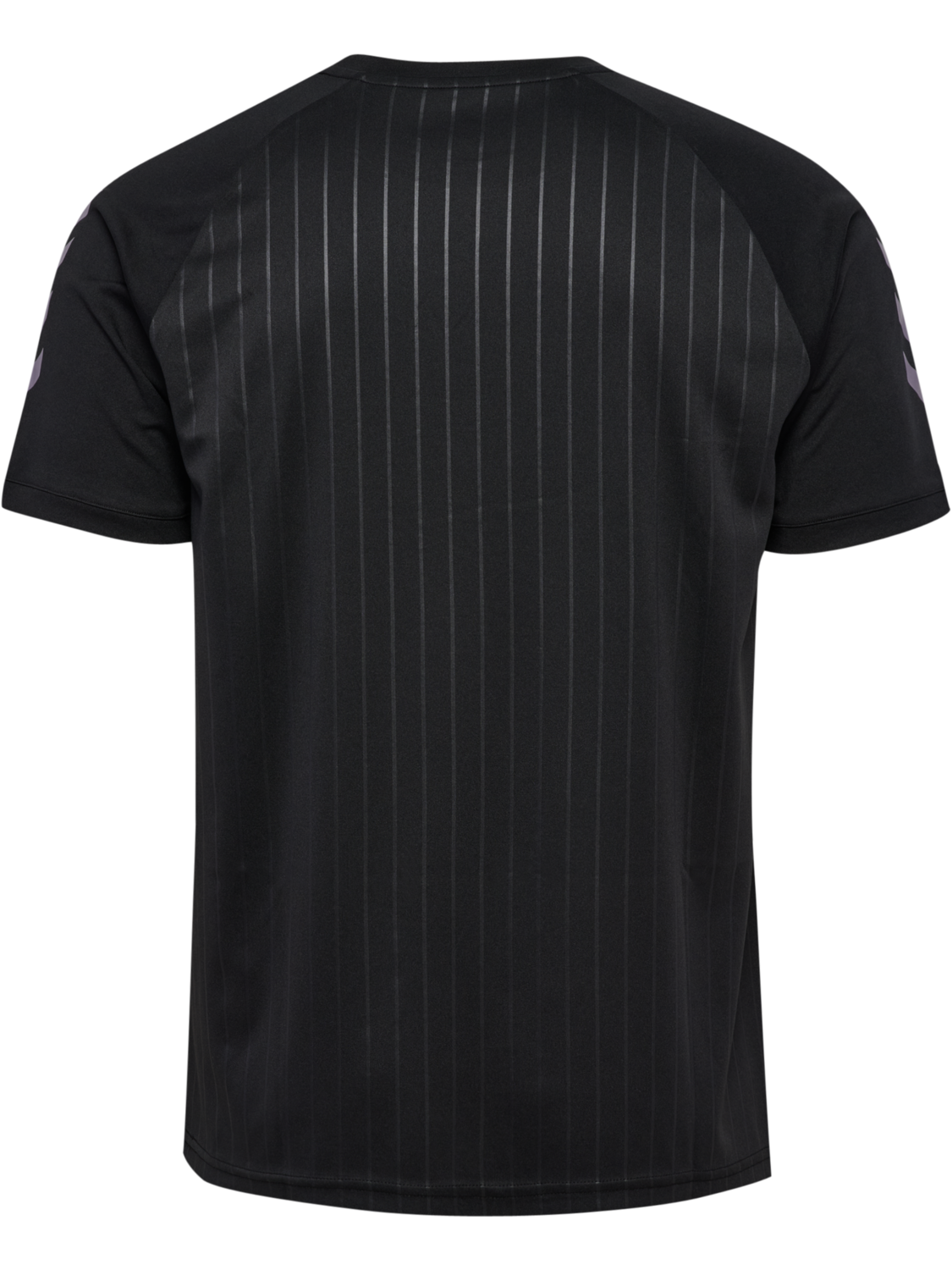 hmlPULSE STRIPE T-SHIRT S/S, BLACK, packshot