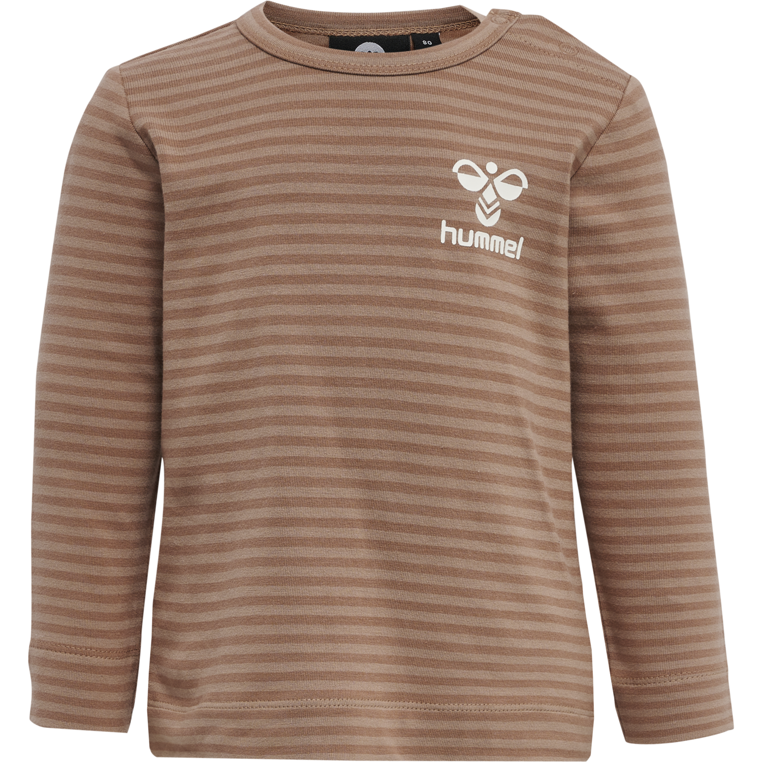 hmlMULLE T-SHIRT L/S, BEAVER FUR, packshot