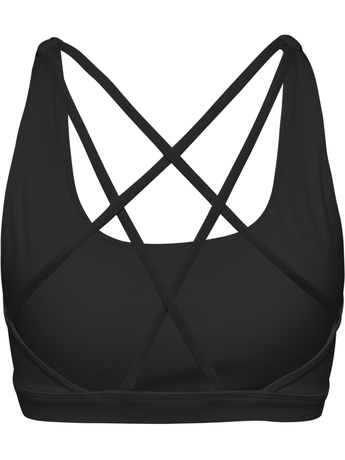 hmlHIIT IMPACT STRAP BRA, BLACK, packshot