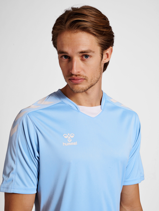 hmlCORE XK POLY JERSEY S/S, ARGENTINA BLUE, model