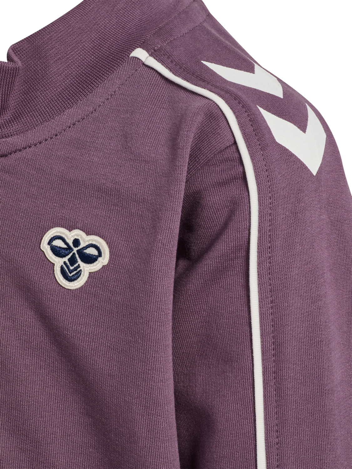 hmlMINI CO REG TRACK SUIT, BLACK PLUM, packshot