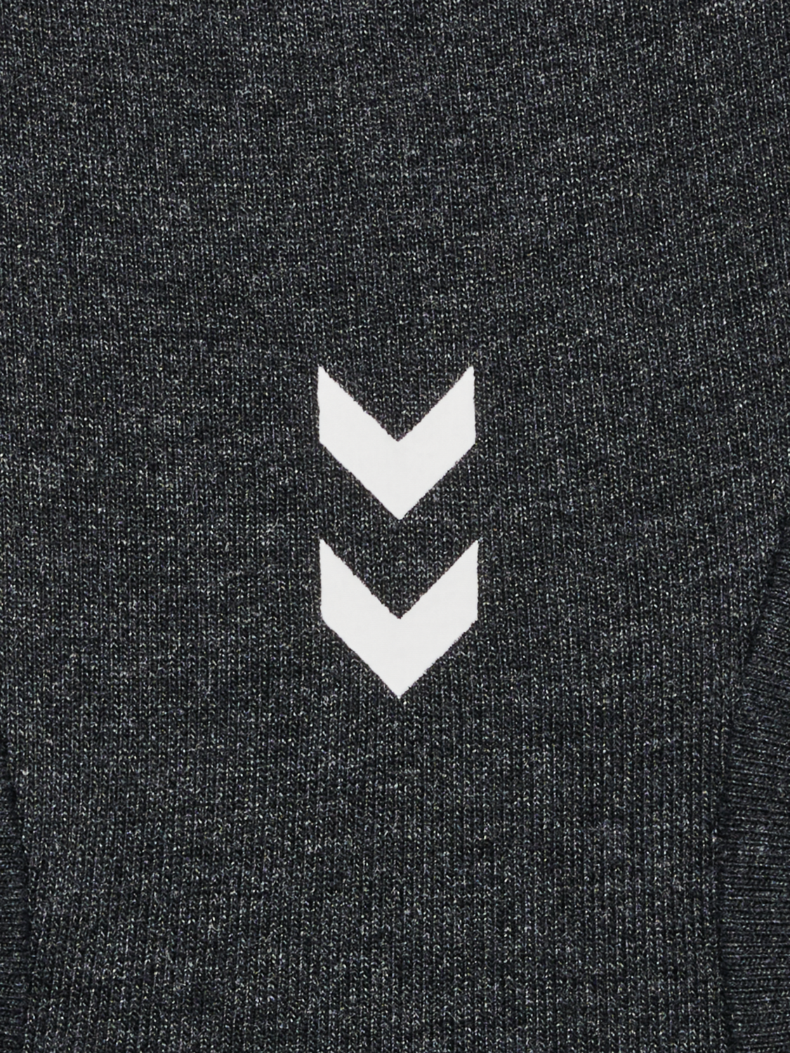 hmlPULSE LOGO LIGHT SUPPORT BRA, BLACK MELANGE, packshot