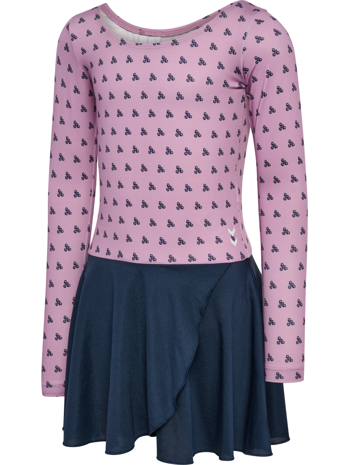 hmlJR MIX GYMSUIT L/S, LAVENDER MIST, packshot