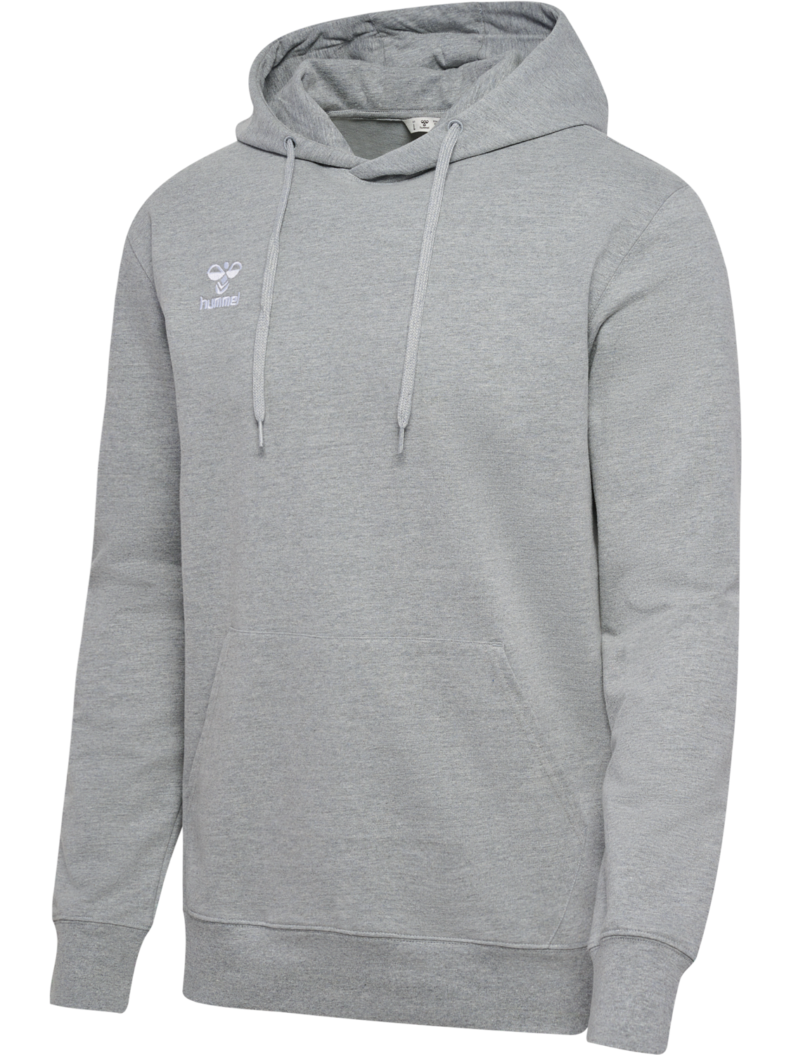hmlGO 2.0 HOODIE, GREY MELANGE, packshot