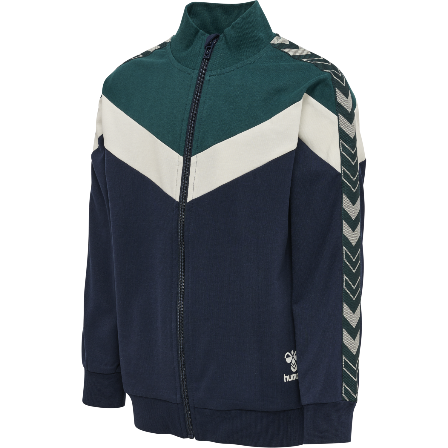 hmlBRADLEY ZIP JACKET, BLACK IRIS, packshot