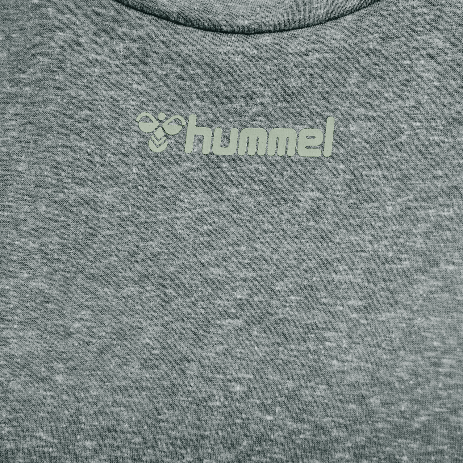 hmlZANDRA T-SHIRT, DARKEST SPRUCE MELANGE, packshot