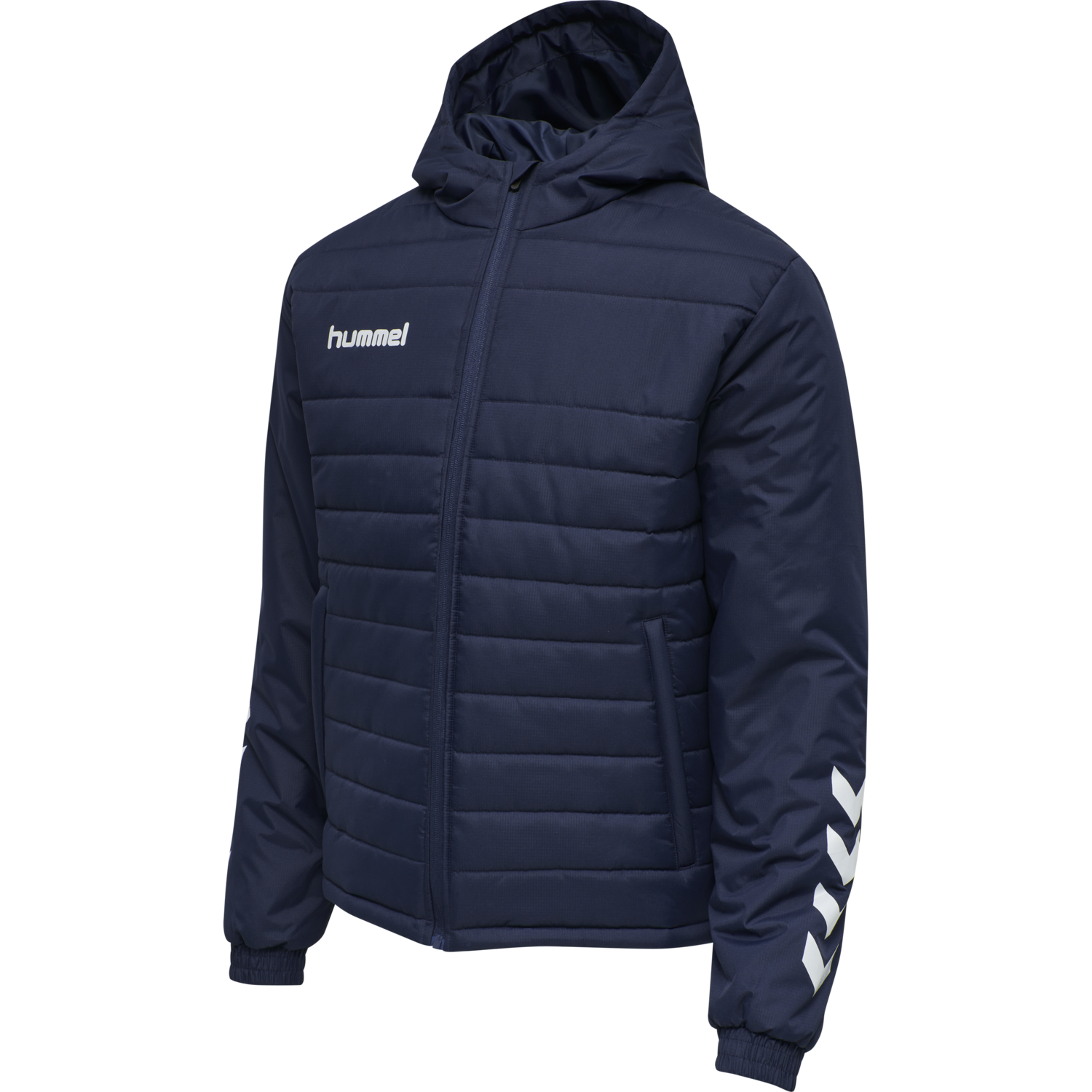 hmlPROMO SHORT BENCH JACKET, MARINE, packshot