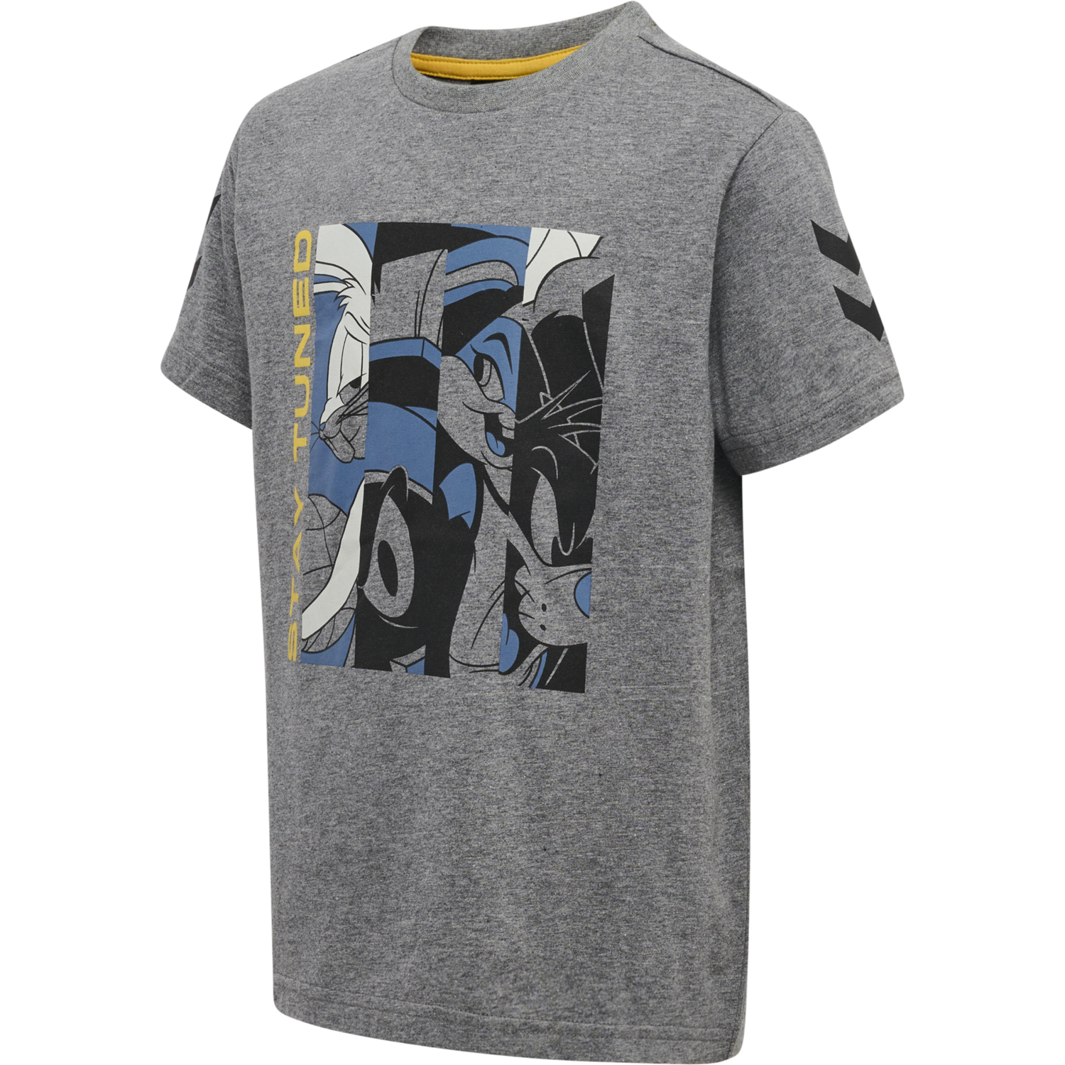 hmlSPACE JAM TRES T-SHIRT S/S, MEDIUM MELANGE, packshot