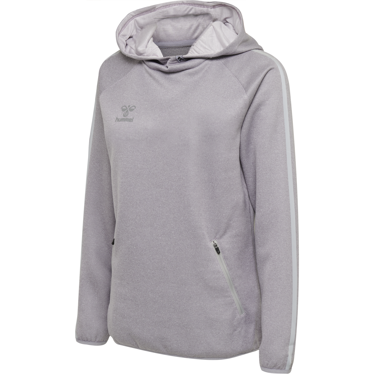 hmlCIMA HOODIE WOMAN, CADET MELANGE, packshot