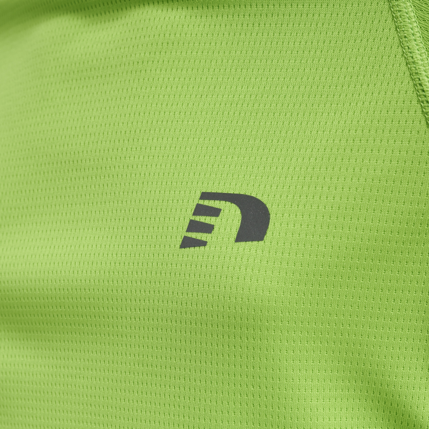 KIDS CORE RUNNING T-SHIRT L/S, GREEN FLASH, packshot