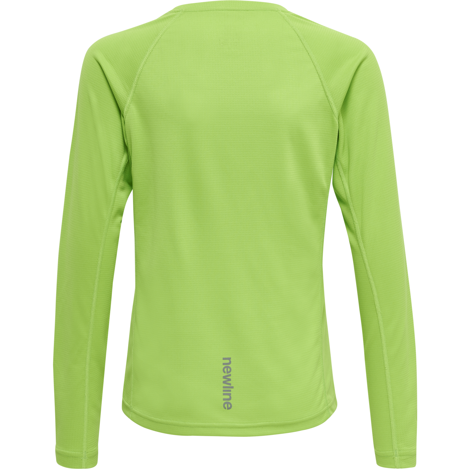 KIDS CORE RUNNING T-SHIRT L/S, GREEN FLASH, packshot