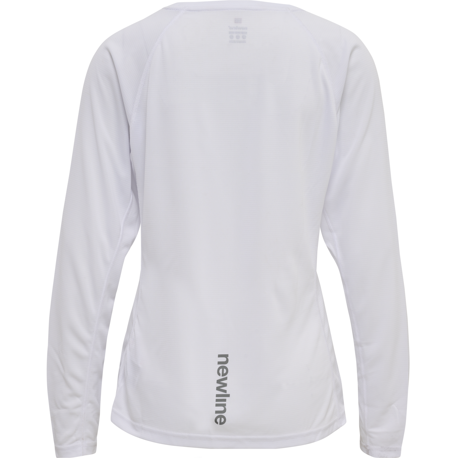 WOMEN CORE RUNNING T-SHIRT L/S, WHITE, packshot