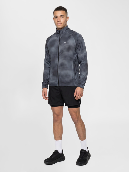 nwlULTRA AOP JACKET, BLACK, model