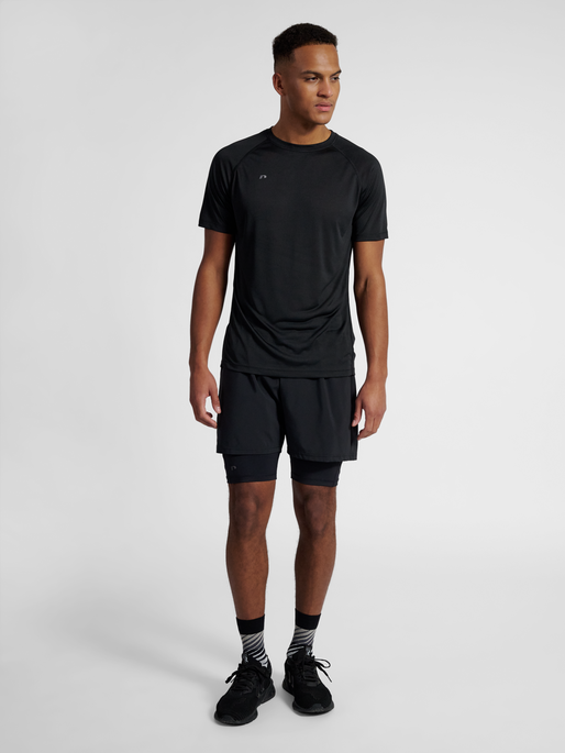 nwlRACE NW POCKET SHORT TIGHTS, BLACK, model