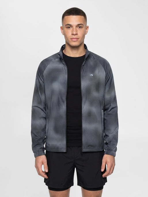 nwlULTRA AOP JACKET, BLACK, model