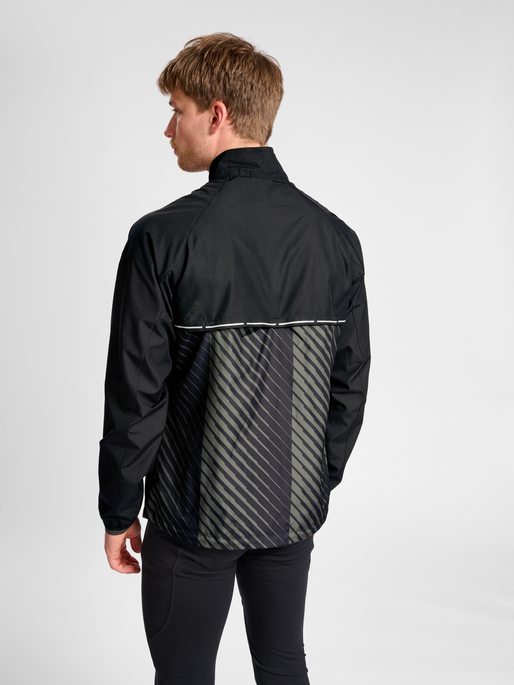 nwlPACE JACKET, BLACK BELUGA AOP, model