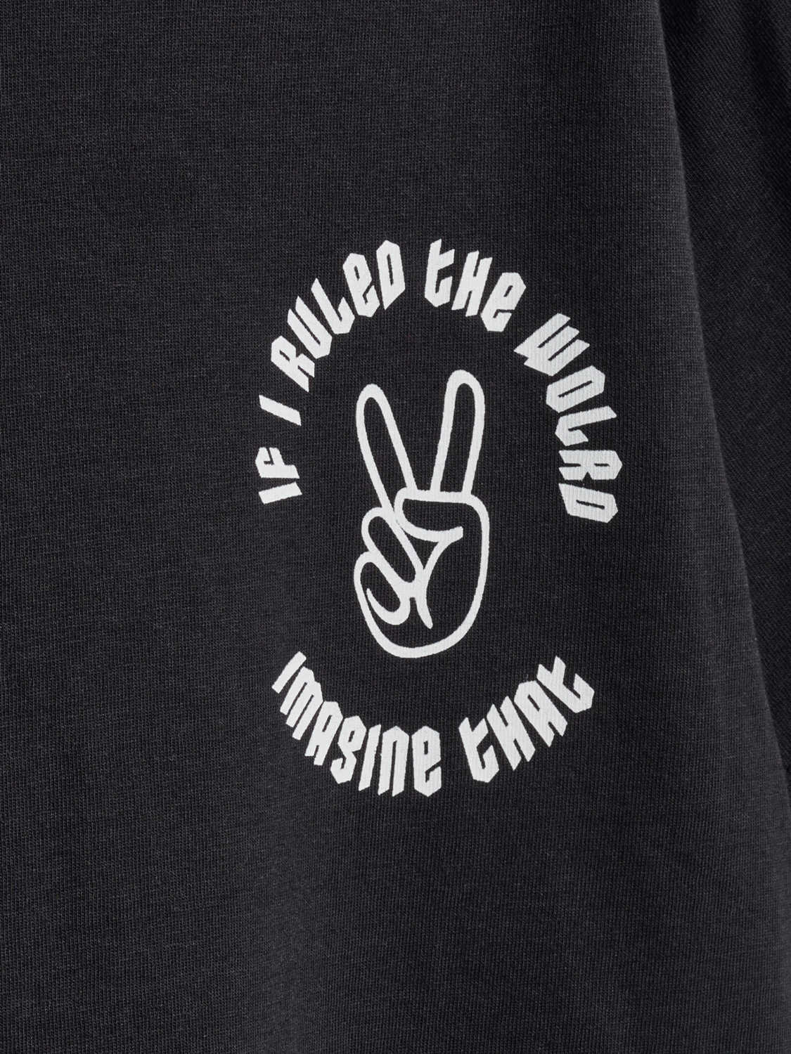 stsCROWN T-SHIRT S/S, BLACK, packshot