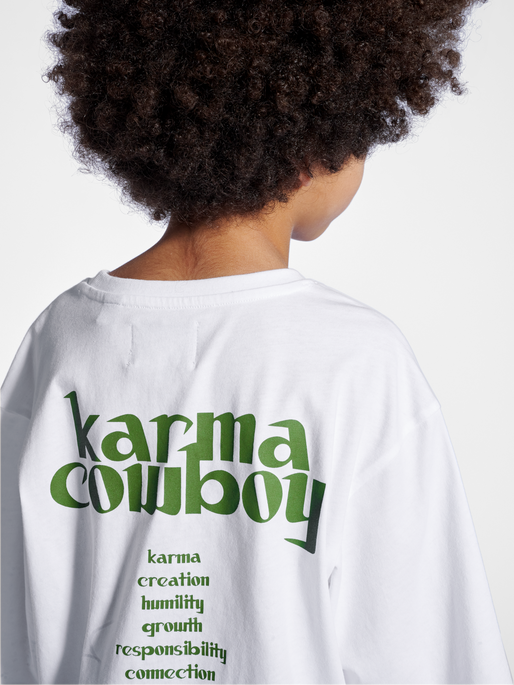 stmKARMA T-SHIRT S/S, BRIGHT WHITE, model