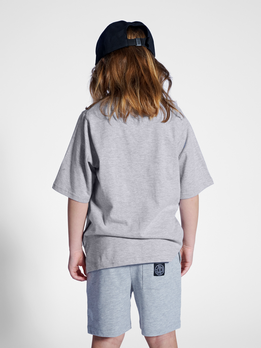 stsOCEAN T-SHIRT S/S, GREY MELANGE, model